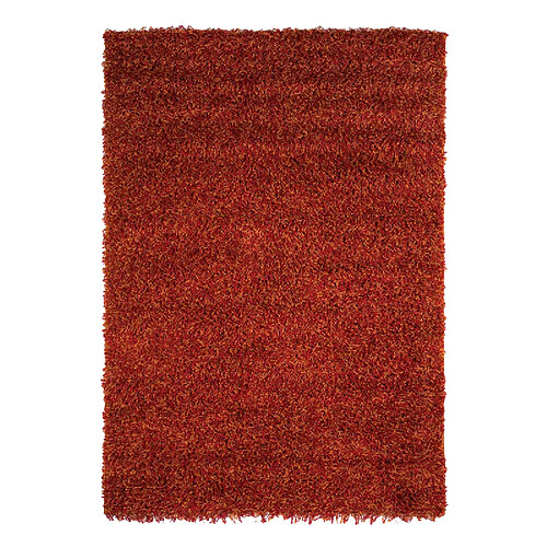 Thedecofactory SUPER SHAGGY - Tapis shaggy terra/rouge 120x170