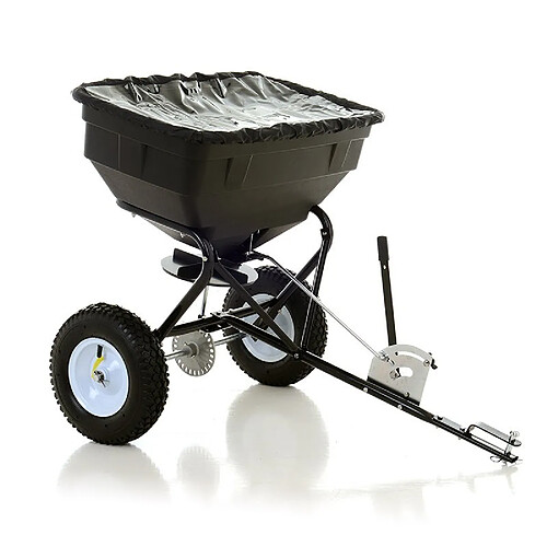 Turfmaster Epandeur d'engrais trainé - Capacité 56 kg - réglage du débit