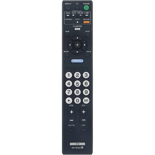 SANAG Rm-Yd028 Telecommande De Remplacement Pour Sony Tv Kdl-26L5000 Kdl-40Xbr9 Kdl-32L504 Kdl-32Xbr9 Kdl-46V5100 Kdl-52Vl150 Kdl-40V5100 Kdl-37L5000 Kdl-46S5100 Kdl-22L5000 Kdl-52Xbr9 Kdl40Sl150