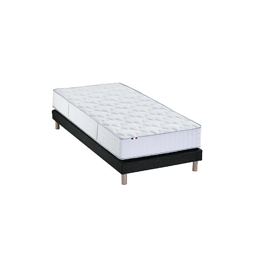 Idliterie Ensemble Matelas Ressorts COSMOS + Sommier - Made in France