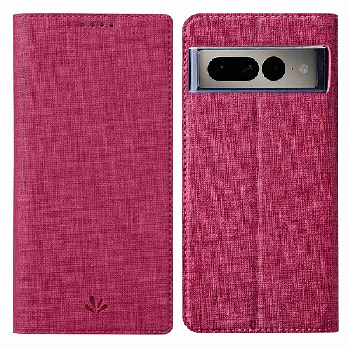 Etui en PU VILI fermeture automatique magnétique avec support et porte-carte pour votre Google Pixel 7 Pro 5G - rose