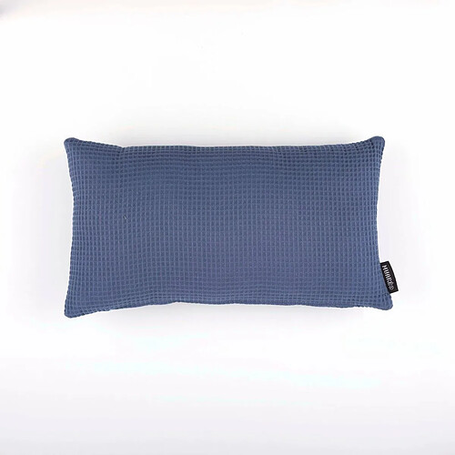 Housse de coussin Belum Waffle Bleu 30 x 50 cm