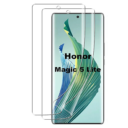 Htdmobiles Verre trempe pour Huawei Honor 70 5G / Magic 5 Lite 5G - [Lot de 2] film de protection transparent