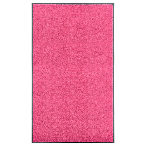 vidaXL Paillasson lavable Rose 90x150 cm