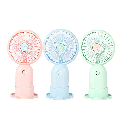 Ventilateur Usb Portable Avec Support De Téléphone Fonctionnement Silencieux Refroidissement Parfait