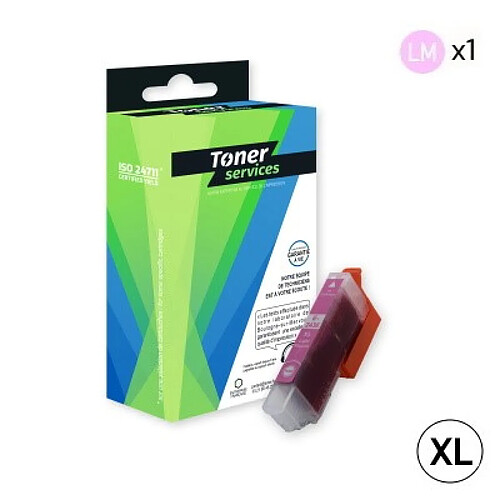 TONER SERVICES Compatible Epson 24XL C13T24364010 Cartouche Magenta clair (Elephant)