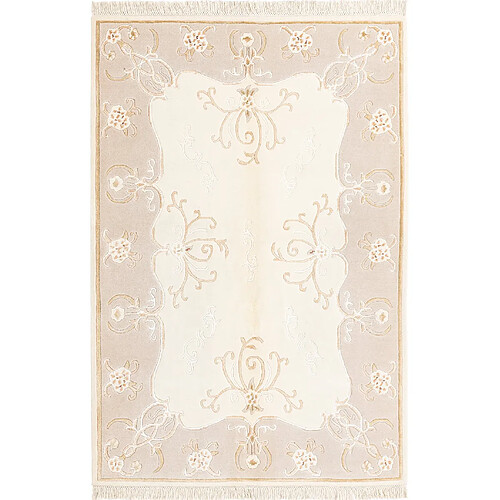 Vidal Tapis de laine 183x122 beige Darya