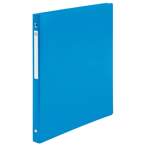 Exacompta Classeur 4 anneaux plastique dos 2 cm bleu - Lot de 20