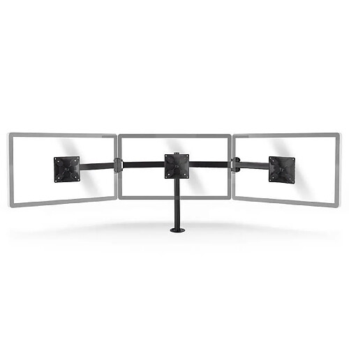 NEDIS Support de Moniteur de bureau 3 écran(s) | 14-24 " | 75x75 / 100x100 | Mouvement Intégral