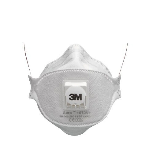 3M 9332 Masque respiratoire filtrant pliable avec soupape contre particules nocives, Certifié EN sécurité