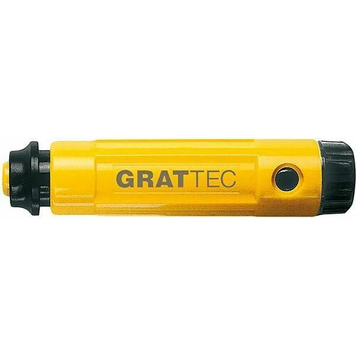 Grattec EL1000 Manche universel en Plastique pour tous les porte-lames, Jaune/noir