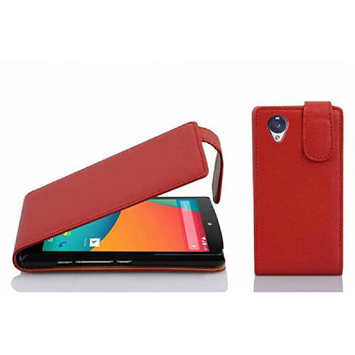 Cadorabo Coque LG Google NEXUS 5 Etui en Rouge