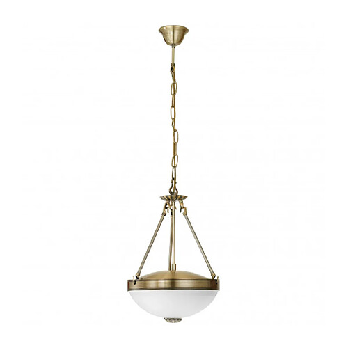 EGLO Chandelier SAVOY 2 ampoules bronze