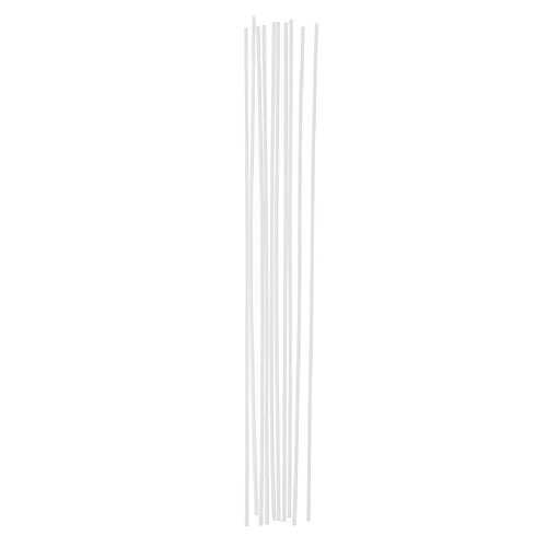 Bâton de tige de rectangle de 10 morceaux abs pour le bâtiment modèle architectural 4x2x250mm