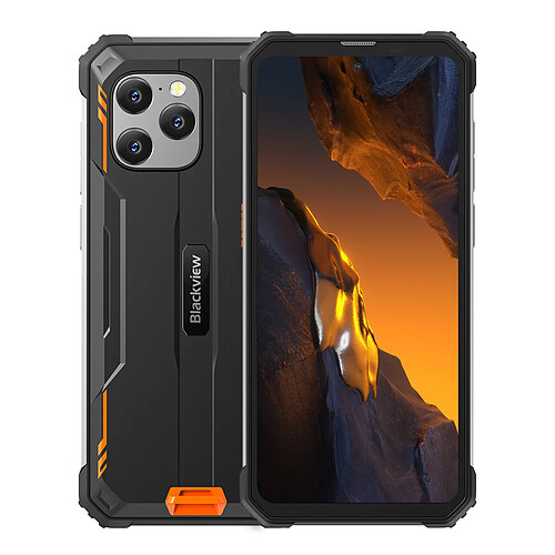 BV8900 Pro Blackview Dual SIM 4G Téléphones mobile Orange - 6.5" 16Go/256Go/TF-1To 10000mAh 33W NFC GPS (398g)