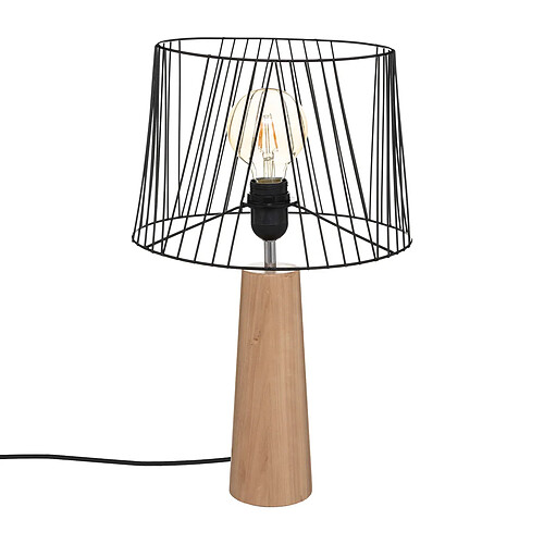 Atmosphera, Createur D'Interieur Lampe droite Joe h46cm Noir - ATMOSPHERA