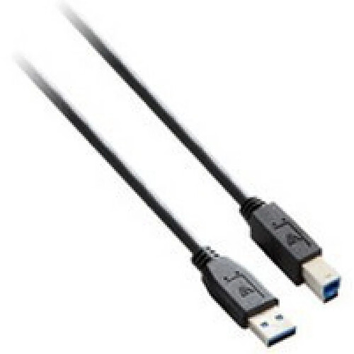 V7 Câble USB 3.0 USB A vers B (m/m) noir 1,8 m