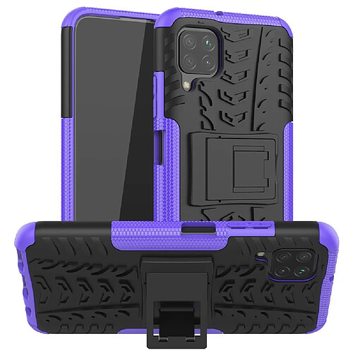 Coque en TPU combo antidérapant avec béquille violet pour votre Huawei P40 lite/Nova 7i/Nova 6 SE