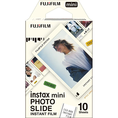 Pack film 10 vues Fujifilm pour Appareil photo instantané Instax Mini Beige