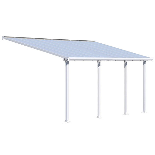 Pergola 18.3m² blanc - 704352 - PALRAM