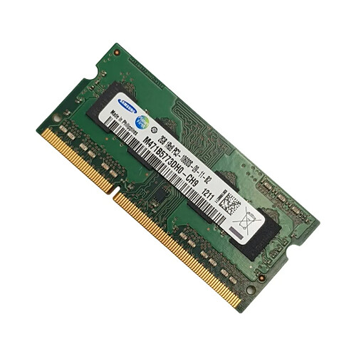 Barrette Mémoire 2Go RAM DDR3 Samsung M471B5773DH0-CH9 SO-DIMM PC3-10600S 1Rx8 · Reconditionné