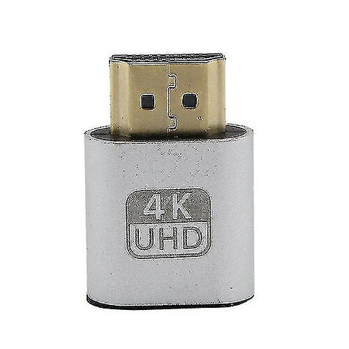 Universal VGA HDMI compatible Famim Plum Virtual Affichage Adaptateur DDC Prise en charge Edid 1920x1080p pour