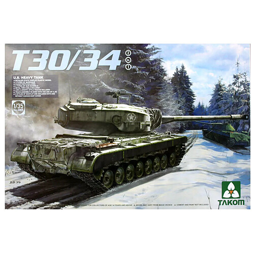 Takom Maquette Char : Char Lourd US T30/34