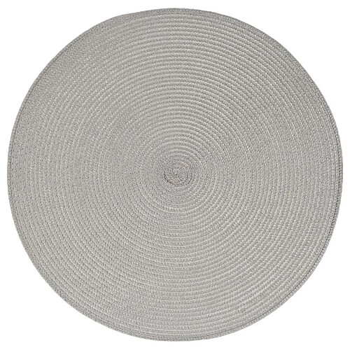 But Set de table tressé rond Gris clair