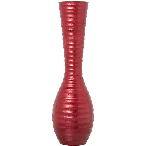 Vase de sol Alexandra House Living Rouge Céramique 22 x 22 x 74 cm