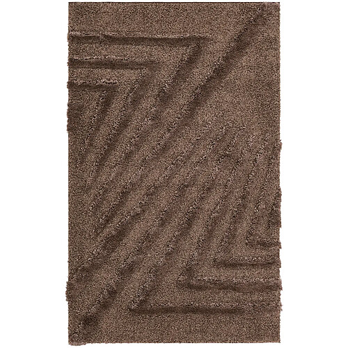 Hadorn Tapis shaggy 245x160 marron foncé Thun Avis