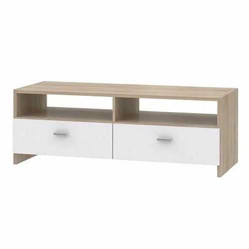 BigBuy Home Meubles de télévision 95 x 34,6 x 35,8 cm Blanc