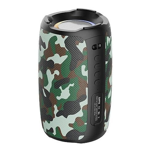 Yonis Enceinte Bluetooth Portable Étanche IPX6 Autonomie 20H Son 360°