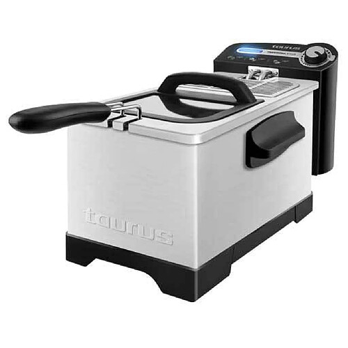 Taurus Friteuse électrique avec système de filtration d'huile de 3L 2100W gris