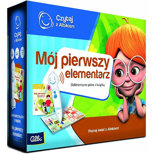 Albi Czytaj z Albikiem - Zestaw Pióro Mój Pierwszy Elementarz