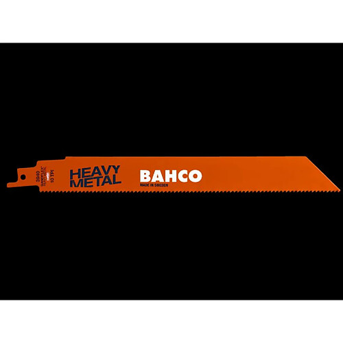 Naive Lames de scie à métaux Bahco Sandflex Bi-Metal 300mm * 0.9mm HST 14TPI, pour métaux lourds, lot de 10.