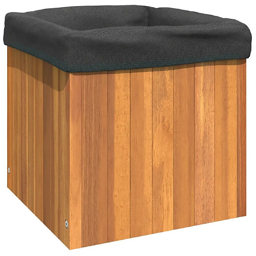 Maison Chic Jardinière,Bac à fleurs - pot de fleur 35x35x35 cm bois massif d'acacia -GKD21478