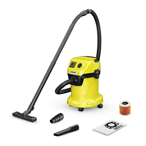 Aspirateur Kärcher WD 3 P V-17/4/20 Jaune Noir 1000 W