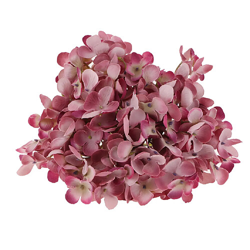 hortensia artificiel fleur de soie arrangements floraux rose foncé