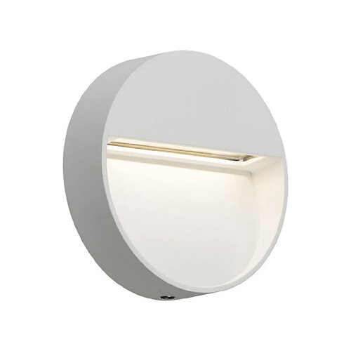 KNIGHTSBRIDGE Applique / guide LED ronde - Blanc, 230V IP44 2W