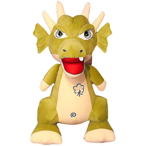 Universal 40 cm Polon de dinosaure en peluche de 40 cm dormant sur grand lit garçons et filles Noël (vert)