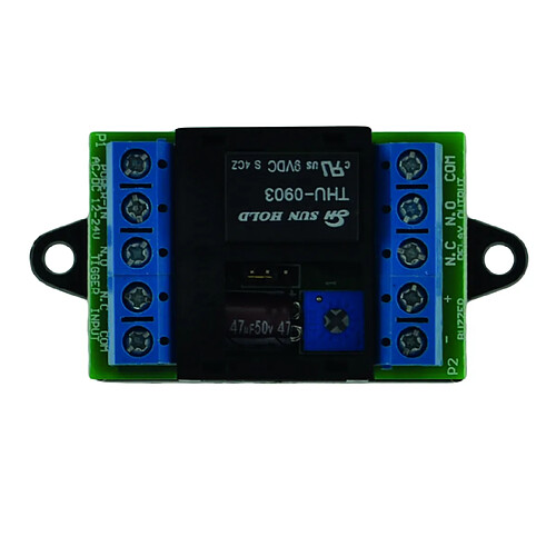 Izyx Module temporisation universel 12/24V AC/DC 1 à 60 sec/min commande NO ou NF