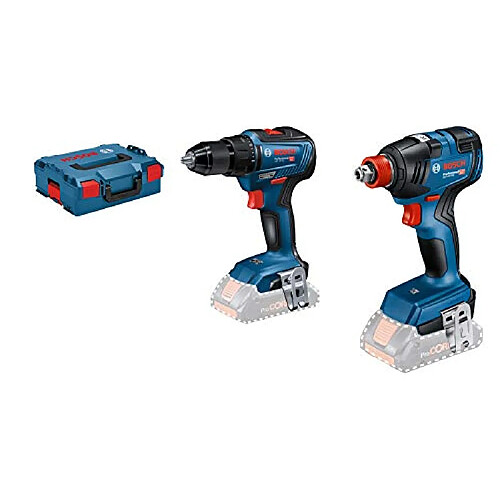 Bosch Système sans fil 18V 01 Kit de visseuses sans fil GDX 18V-200 et GSR 18V-55 (sans batterie, L-BOXX)