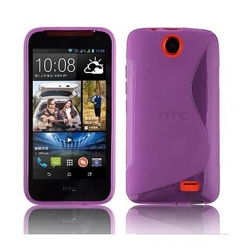 Cadorabo Coque HTC Desire 310 Etui en Mauve