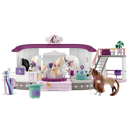 Schleich Coffret Salon de Beauté du Club Équestre Multicolore