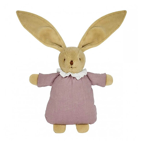 Trousselier Lapin Nid d'Ange Doudou - Lin Vieux Rose 20Cm