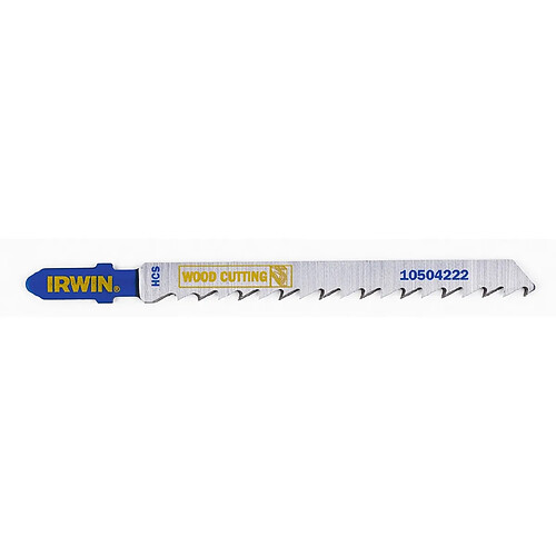 IRWIN - Lames de scie sauteuse T101D bois 100 mm - 5 lames