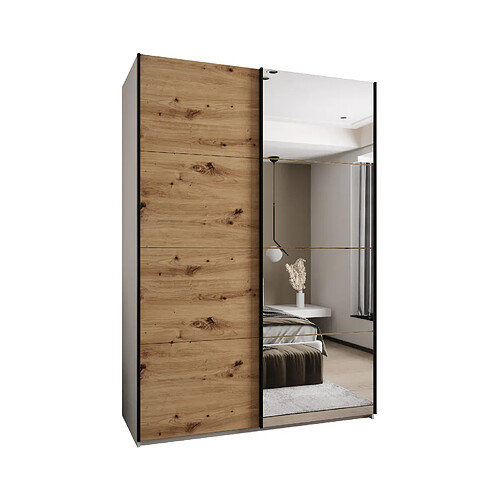 Abiks Meble Armoire à portes battantes Lux 3 245,5/170/64 2 portes