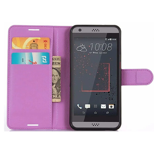 Ipomcase Coque étui portefeuille HTC DESIRE 626 -Violet