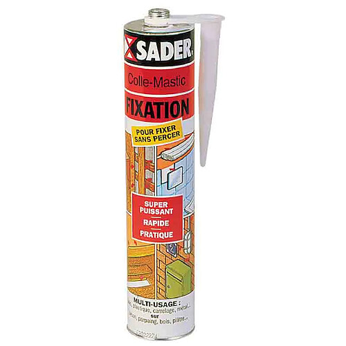 SADER - Colle mastic fixation 310 ml