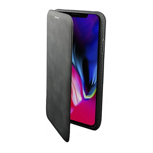 Totalcadeau Housse Folio en cuir synthétique compatible Iphone Xs Max Executive Noir - Protection smartphone pas cher